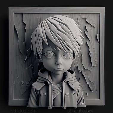 3D model The Weather Child anime (STL)
